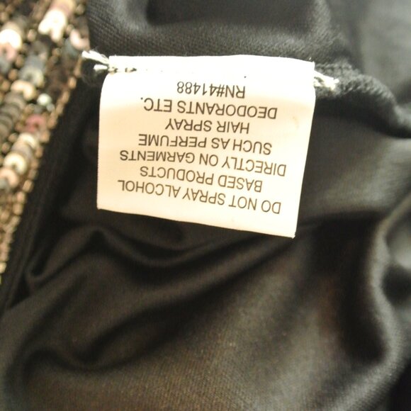 NEW MAC DUGGAL Sequined Cut Out Ruffled Cap Sleeve Lace Up Gown SIZE 8#2413* - Picture 9 of 10